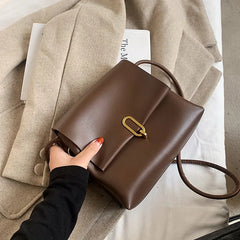 Vintage Square Crossbody Bag Large Capacity Women Handbag