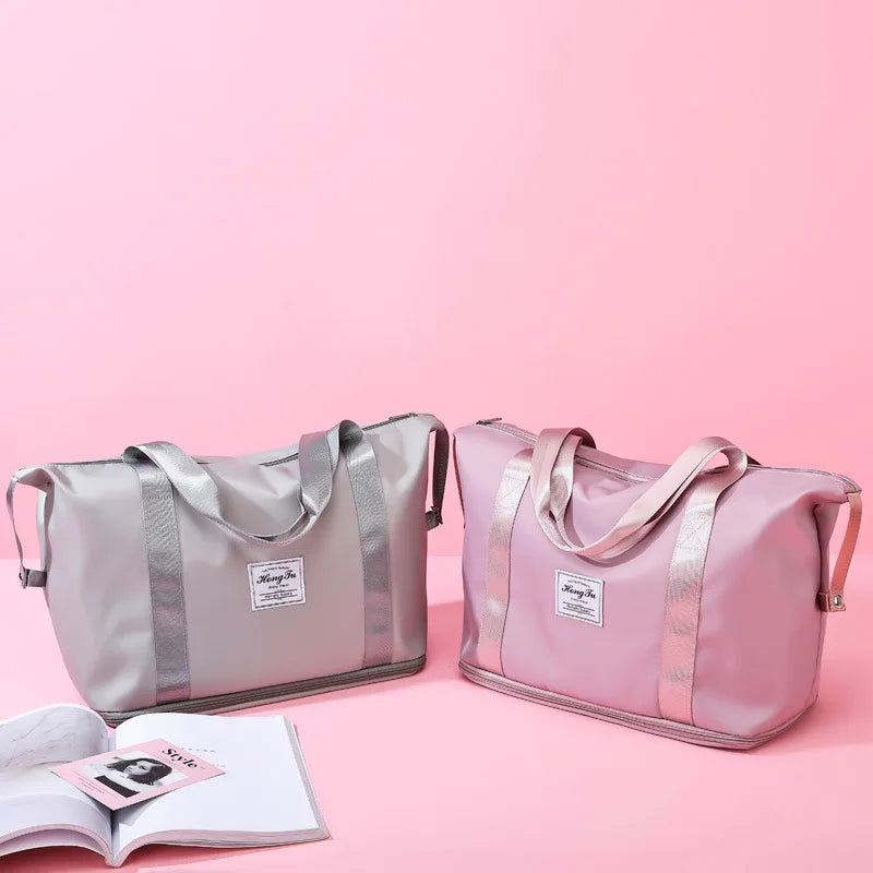 Waterproof Fitness Sport Travel Bag for Women Gym Yoga Weekend Work Out