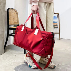 Women's Summer Fitness Travel Handbag Waterproof Yoga Gym Bag