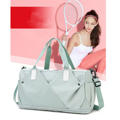 Women's Summer Fitness Travel Handbag Waterproof Yoga Gym Bag