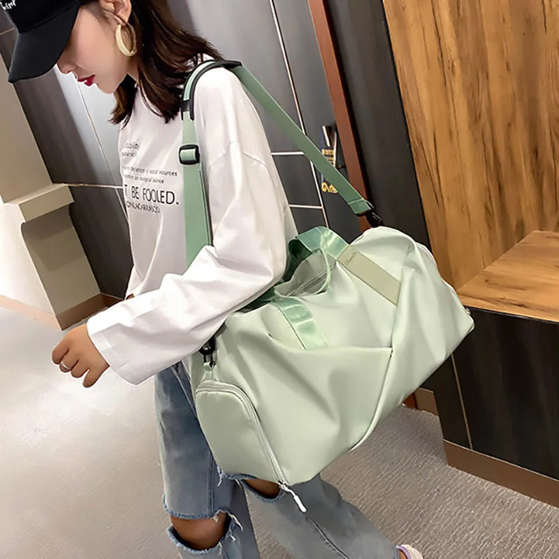 Women's Waterproof Fitness Travel Bag Gym Sport Handbag