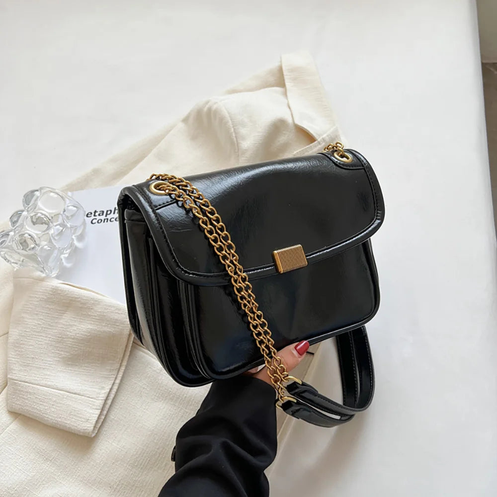 Flap Chains Shoulder Bag for Women Ladies All-Match Commuter Bags