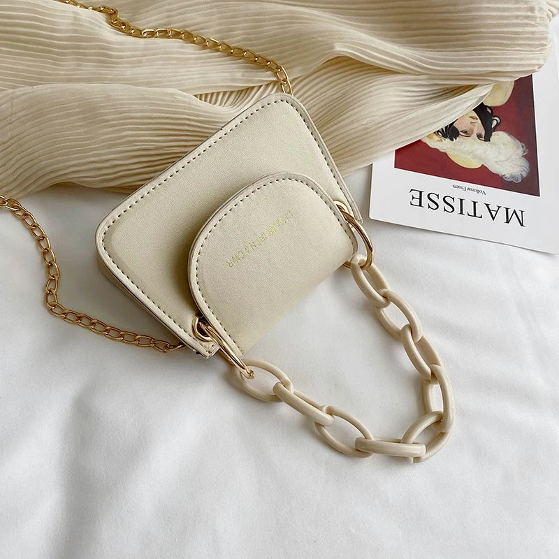 Flaps Women's Shoulder Bags Mini Handbags for Female PU Leather