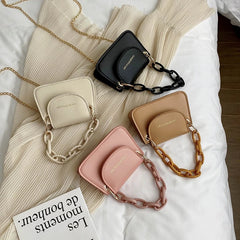 Flaps Women's Shoulder Bags Mini Handbags for Female PU Leather