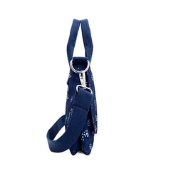 Floral Pattern Women Handbag Nylon Shoulder Bag