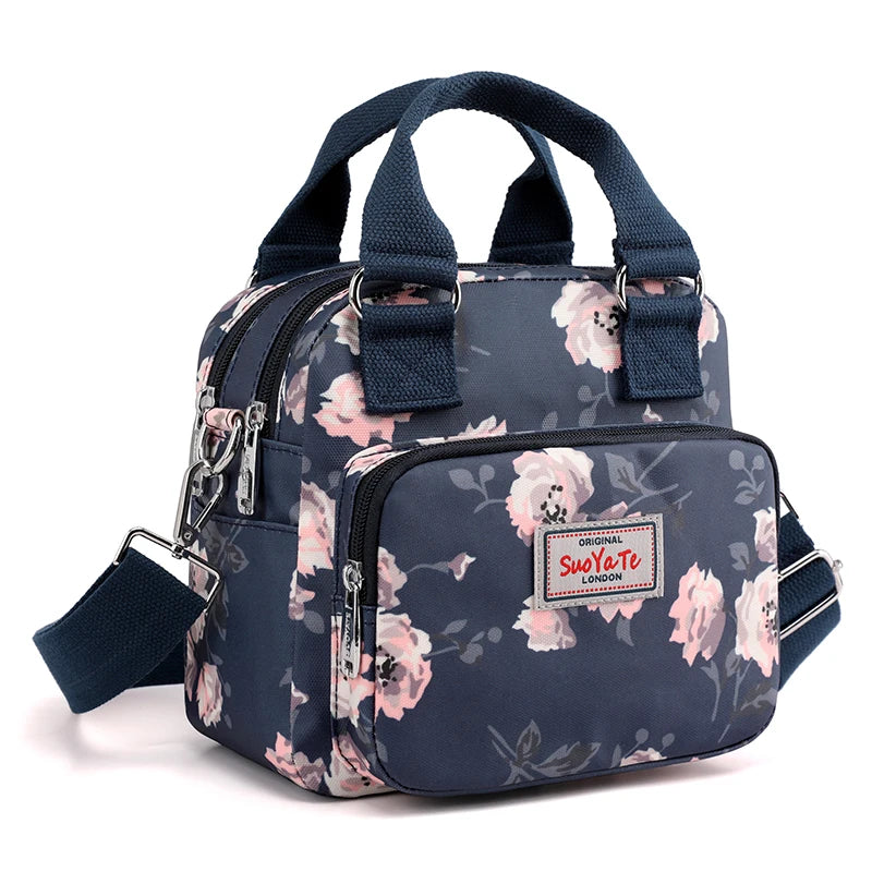 Floral Pattern Small Shoulder Bag Waterproof Handbag