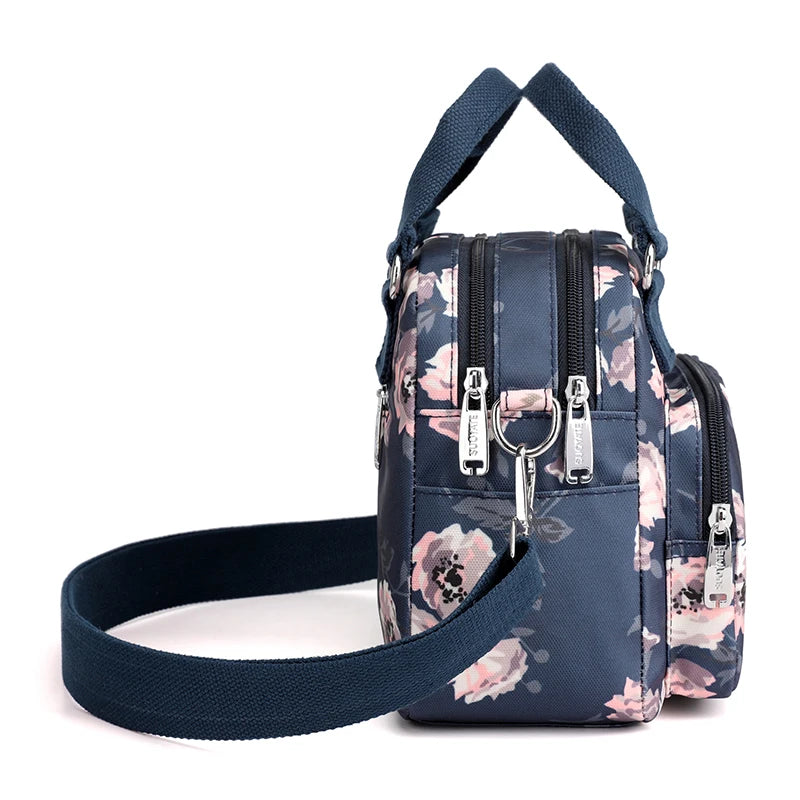 Floral Pattern Small Shoulder Bag Waterproof Handbag