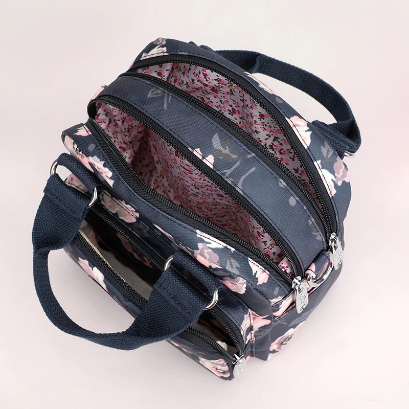 Floral Pattern Small Shoulder Bag Waterproof Handbag