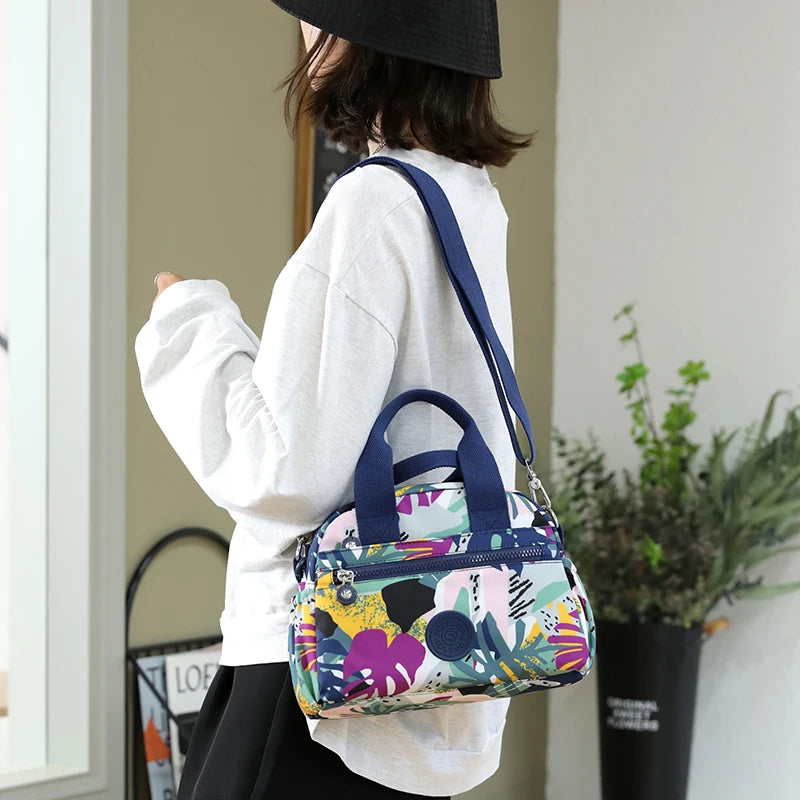 Floral Pattern Women's Handbag Large Capacity Shoulder Bag
