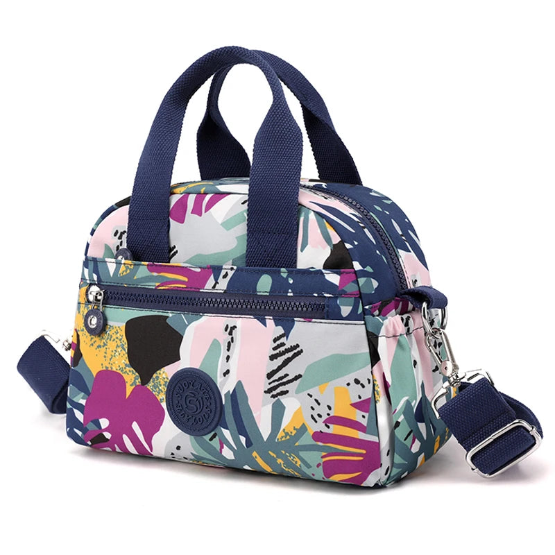 Floral Pattern Women's Handbag Large Capacity Shoulder Bag