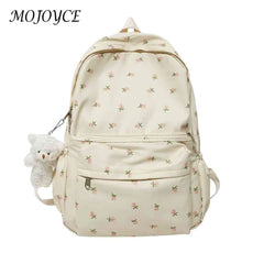 Floral Prints Backpack Girls Large Capacity School Bookbag