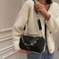 Flower Chain Shoulder Bag Small Pillow Crossbody Bags For Women