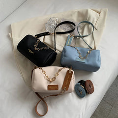 Flower Chain Shoulder Bag Small Pillow Crossbody Bags For Women