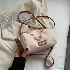 Flower Chain Shoulder Bag Small Pillow Crossbody Bags For Women