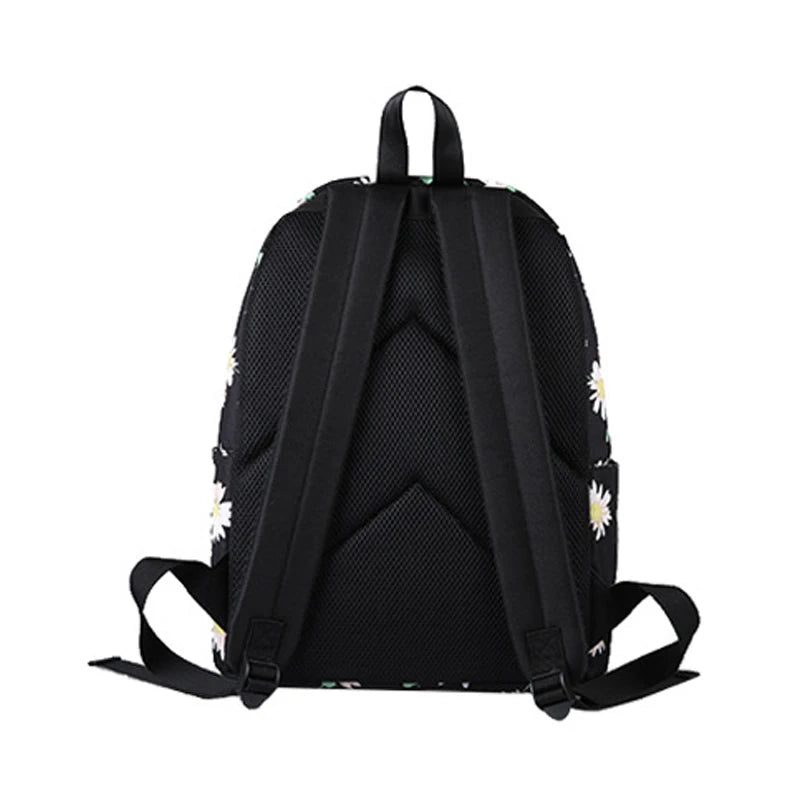 Flower Print Children School Bag for Teenage Girls Backpack