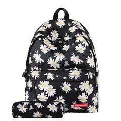 Flower Print Children School Bag for Teenage Girls Backpack