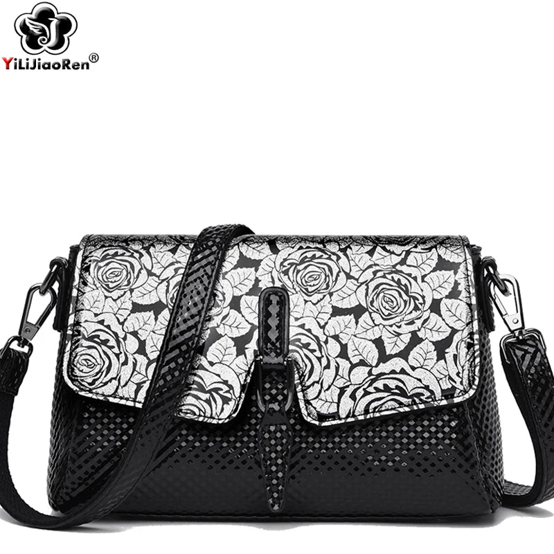 Flower Shoulder Bags Girls Leather Crossbody Bag Ladies Handbags Women Bags