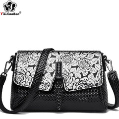 Flower Shoulder Bags Girls Leather Crossbody Bag Ladies Handbags Women Bags