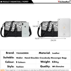 Flower Shoulder Bags Girls Leather Crossbody Bag Ladies Handbags Women Bags