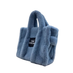 Soft Plush Tote Bag Women Handbags Faux Fur Big Shopper Purse