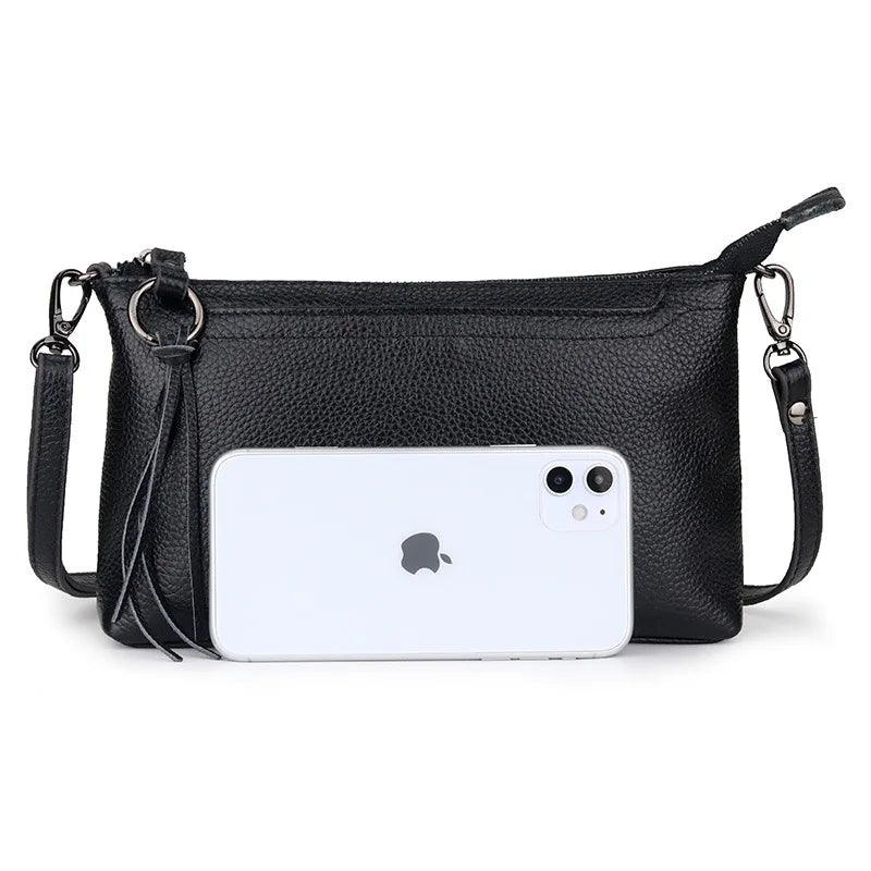 Tassel Crossbody Bag Small Shoulder Bag for Women