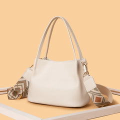 Leather Women Totes Shoulder Bags Cowhide Handbags Small Messenger Sac