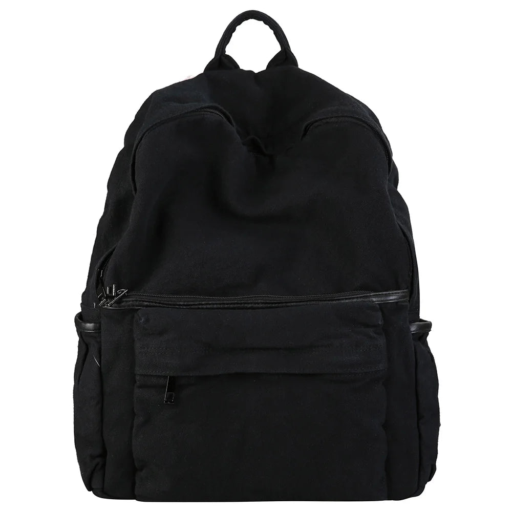 Girl Canvas College Backpack Women Travel Teen Bag Ladies Harajuku Bag