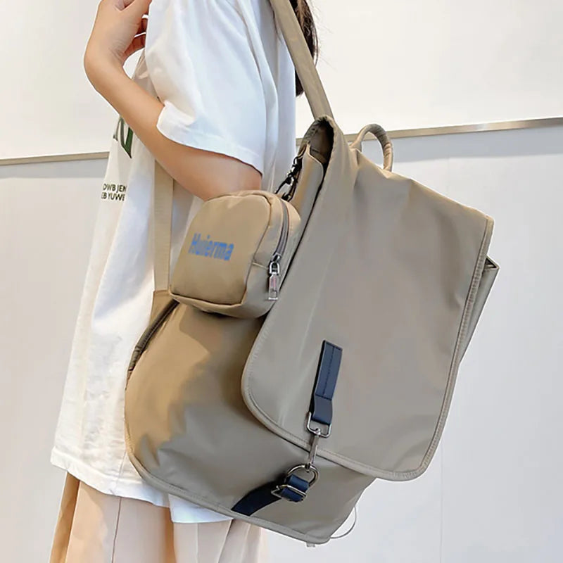 Girl College School Bag Casual Women Backpack for Teenage Travel Rucksack