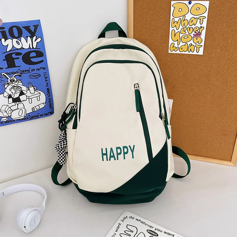 Girl College School Bag Casual Women Backpack Book Packbags for Teenage Travel S