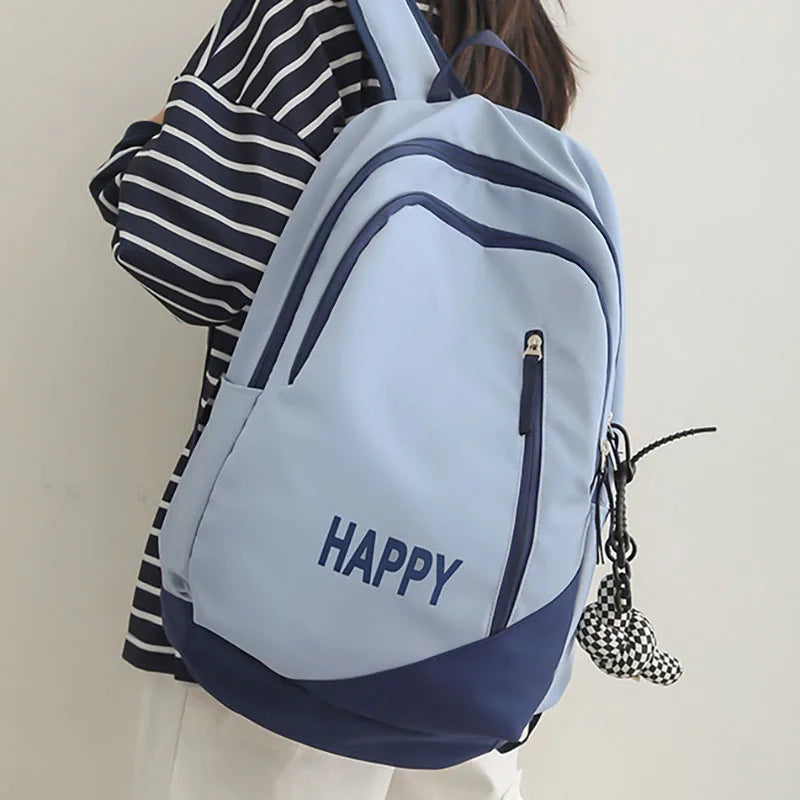 Girl College School Bag Casual Women Backpack Book Packbags for Teenage Travel S