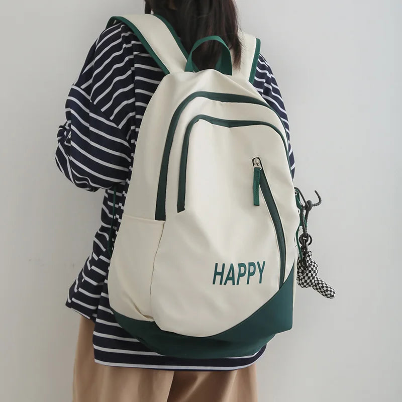 Girl College School Bag Casual Women Backpack Book Packbags for Teenage Travel S
