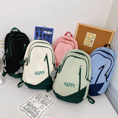 Girl College School Bag Casual Women Backpack Book Packbags for Teenage Travel S