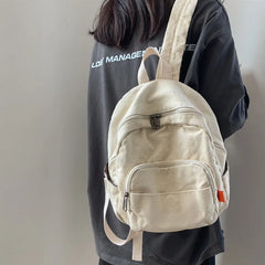 Girl College School Bag Casual Women Backpack Mini Book Packbags for Teenage