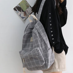 Striped Teen Backpack for School and Travel