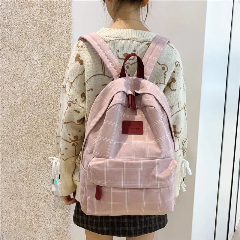 Striped Teen Backpack for School and Travel