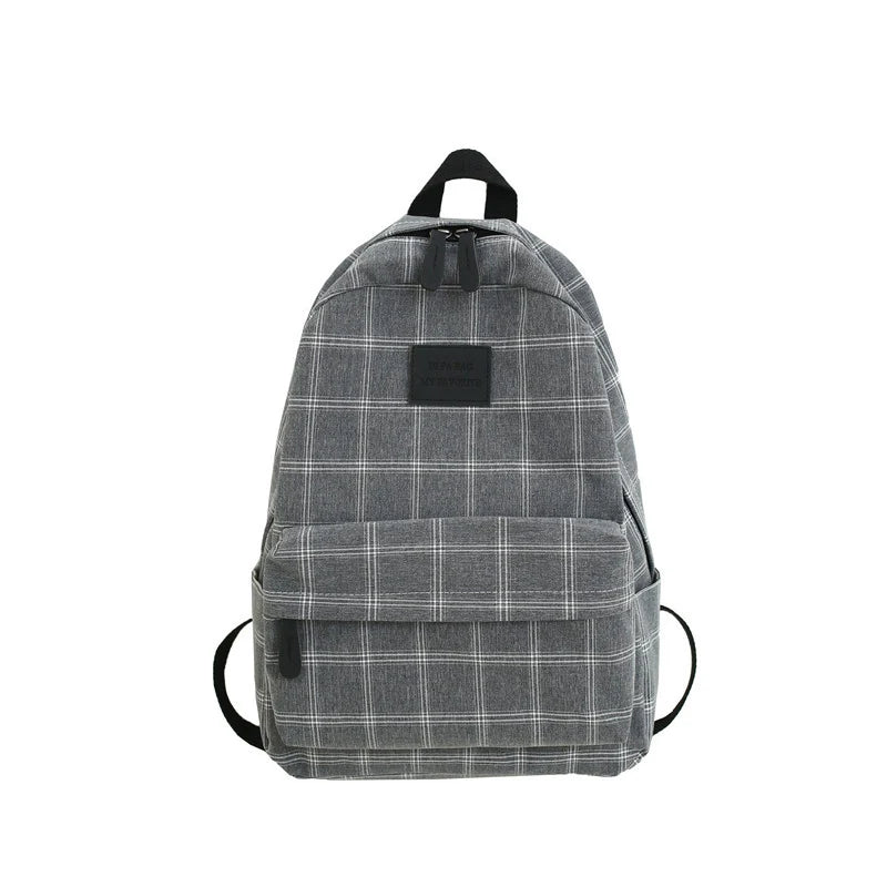 Striped Backpack for Teenage Girls School Book Bag Rucksack