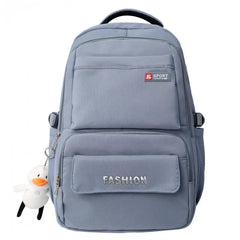 Striped Backpack for Girls Large Capacity Book Bag