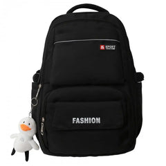 Striped Backpack for Girls Large Capacity Book Bag