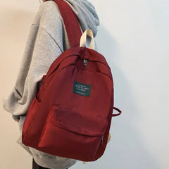 Girl College Schoolbag Casual Women Backpack Nylon Book Packbag
