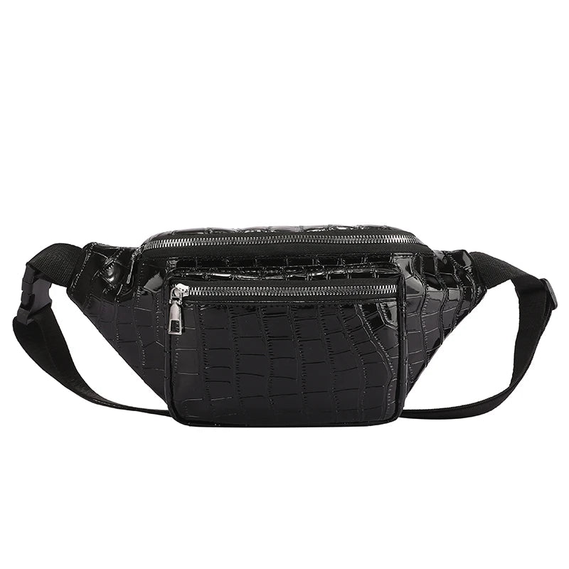 Women's Leather Waist Bag Chest Phone Purse Fanny Pack