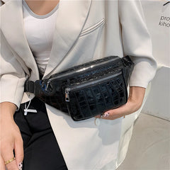 Women's Leather Waist Bag Chest Phone Purse Fanny Pack