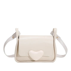 Girl One Shoulder Bag Small Square Bags Female Summer High PU Crossbody Bag