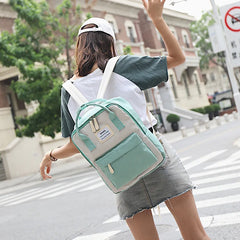 Girl Students School Bags Women Canvas waterproof Backpack School Bag
