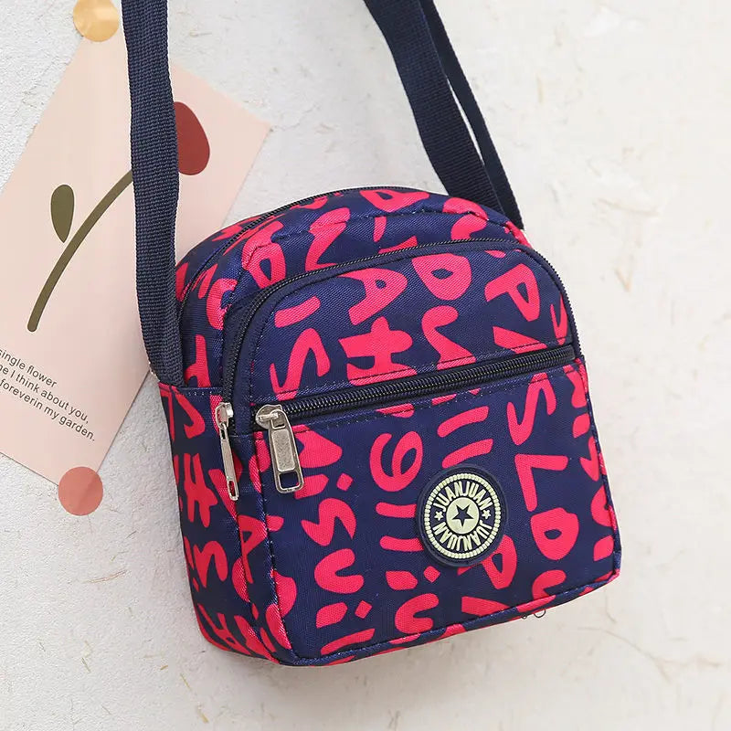 Girls Cartoons Shoulder Crossbody Bag Canvas Women Messenger Bags