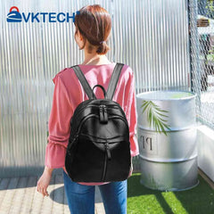 Women PU Leather Shoulder Bag Backpack Casual Travel Handbag