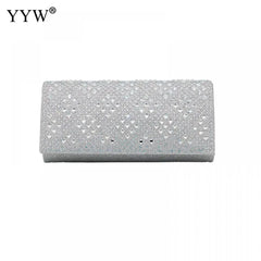 Glitter Evening Clutch Purse Diamond Bag Wedding Party