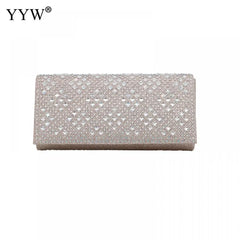 Glitter Evening Clutch Purse Diamond Bag Wedding Party