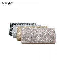 Glitter Evening Clutch Purse Diamond Bag Wedding Party