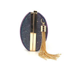 Glitter Tassel Women Wallet Clutch Evening Bag Banquet Wedding Pouch