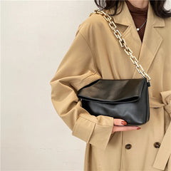 Chain Shoulder Bag Women PU Leather Handbags Crossbody